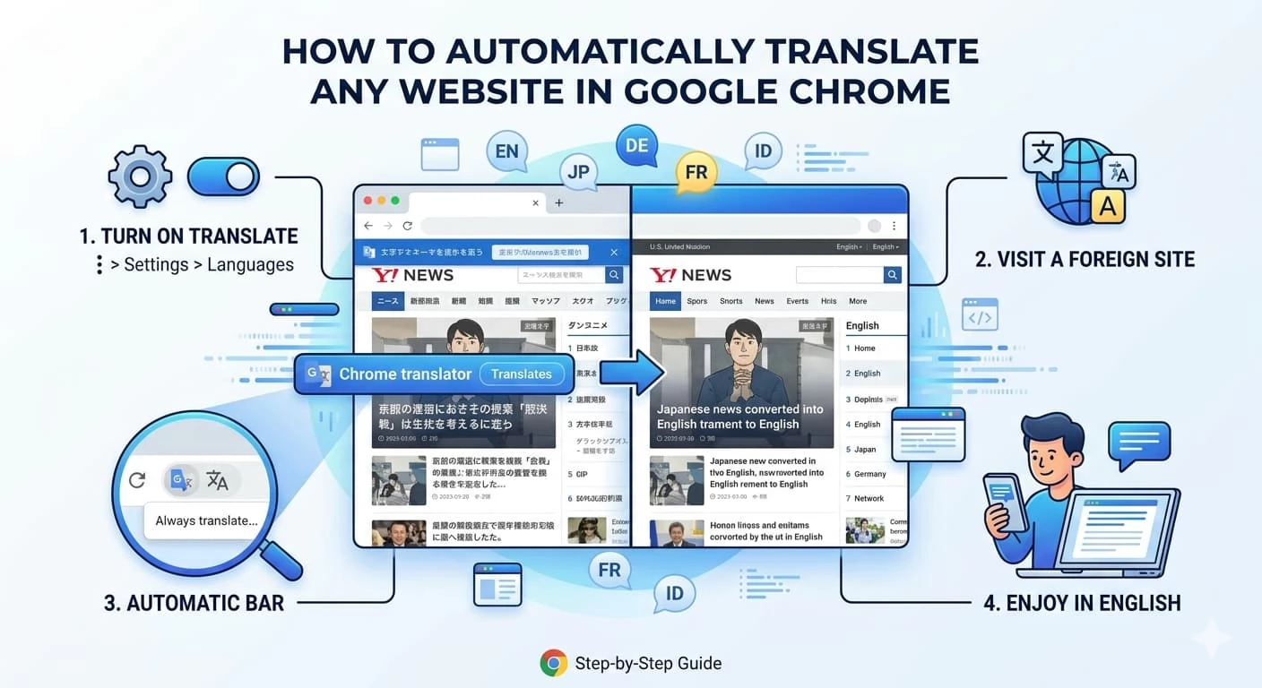 How to Automatically Translate Any Website in Google Chrome